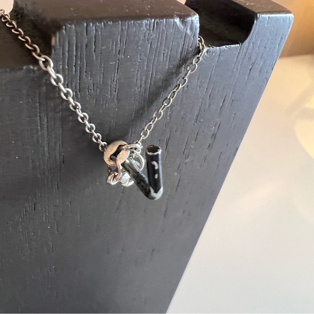 JEWELRY NECKLACE HOLDER | Brown solid wood necklace display - Picture 5 of 5